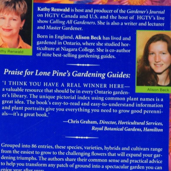 Perennials For Ontario: Publisher: Lone Pine Written-by Alison Beck & Renwald - Picture 2 of 4